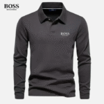 hugo boss – classic long sleeve polo