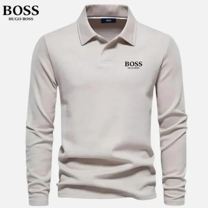 hugo boss – classic long sleeve polo