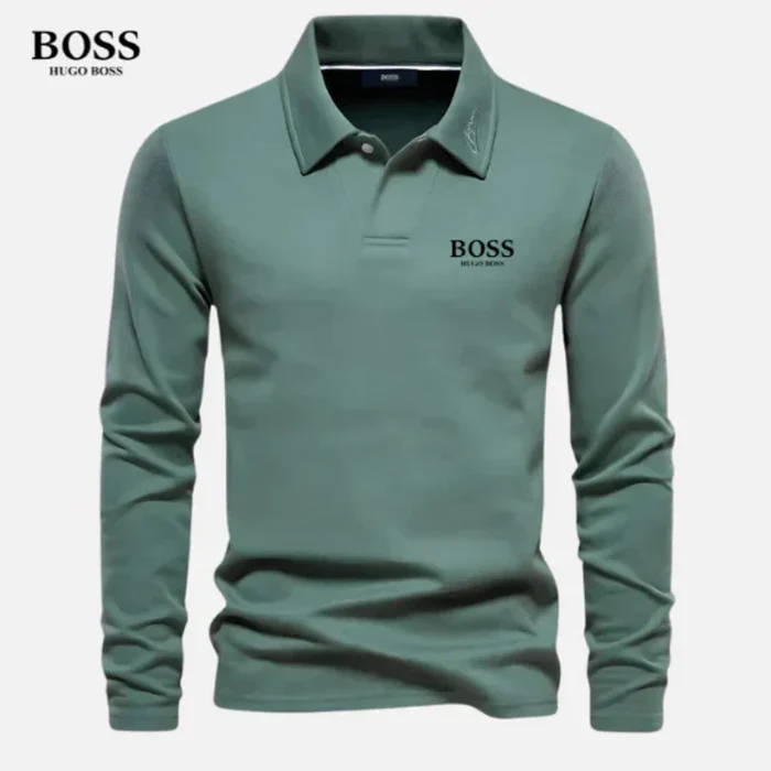 hugo boss – classic long sleeve polo